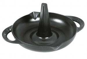 Подставка для курицы STAUB, 1 л, 24 см, черный