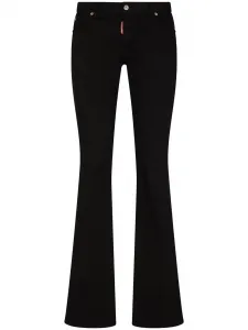 Расклешенные джинсы Twiggy DSQUARED2, черный
