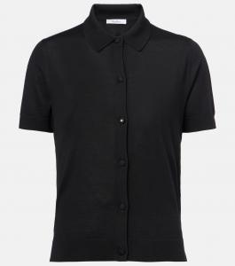 Рубашка из чистой шерсти Romania Max Mara, черный