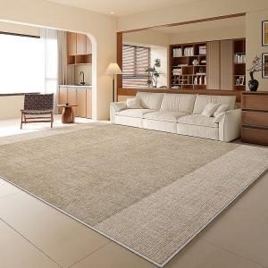 Budis Ковер 80х200 см в японском стиле, однотонный, для гостиной, имитация льна, петлевой ворс, Modern Times