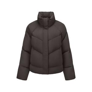 Skechers Спортивная куртка пуховик женская, Dark Caramel Brown-05U5