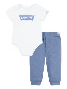 Комплект из боди и брюк с логотипом Levi's Kids, синий