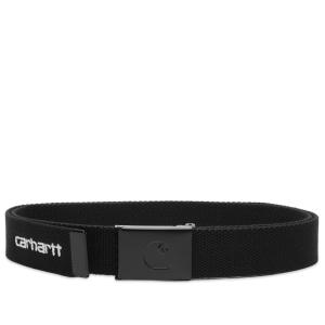 Ремень с логотипом в тон Carhartt Wip, черный & белый