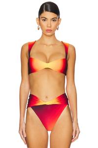 X revolve верх бикини Malory от Agua Bendita, sunset ombre