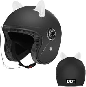 Шлем Koliyn с кошачьими ушками, черный