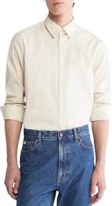 Мужская рубашка Calvin Klein из эластичного хлопка с монограммой и логотипом на пуговицах, Asparagus Green