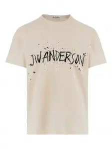 Футболка с логотипом Jw Anderson, нейтральный