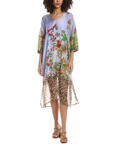 Платье-футляр из шелка Cadeo Johnny Was