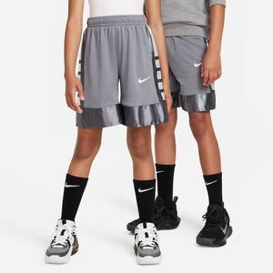 Баскетбольные шорты Nike Dri-FIT Elite 23 для мальчиков 8–20 лет, цвет Smoke Gray White