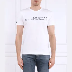 Футболка стандартного кроя La Martina, белый