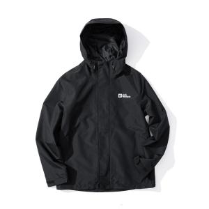 Ветровка Куртка Унисекс Jack Wolfskin, цвет Ebony black / black / 6238