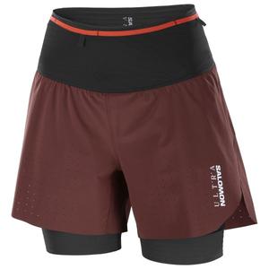 Женские шорты для бега s/lab salomon ultra 2in1 Salomon, Decadent Chocolate
