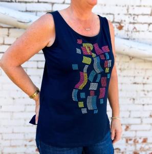 Майка Color Gem черного цвета Multi Multiples