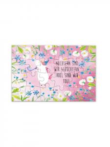 Mr. & Mrs. Panda Головоломка «Вечеринка с единорогом» с надписью, пастельно-красного цвета