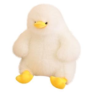 Милые плюшевые уточки с жареными перьями, высота 45cm/70cm/95cm Brangdy, белый