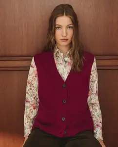 Женский однотонный пуловер Lloyd's, сливовый