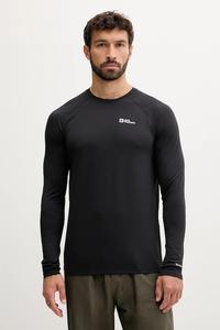 Спортивная кофта с длинным рукавом Prelight Swift Jack Wolfskin, черный