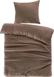 Постельное белье Valerina 100-GB коричневого цвета 225 см x 225 см / 50 см x 75 см (2 шт.) Kayoom GmbH