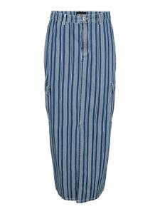 Юбка макси PIECES Skirt JUBEL, синий