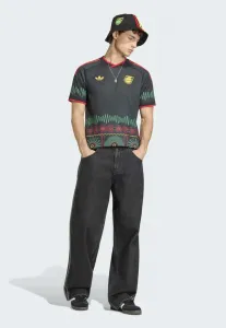 Футболка с принтом выездной формы сборной ямайки (26 матчей) Adidas Performance, Black