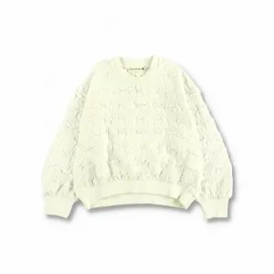 Толстовка с длинными рукавами из объемного жаккардового флиса Branshes, цвет Ivory