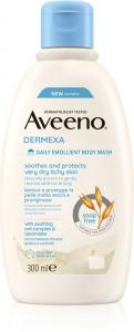 Dermexa ежедневный смягчающий гель для душа с успокаивающим эффектом Aveeno, 300 мл