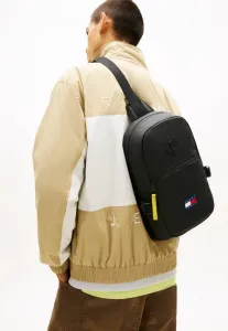 Прорезиненная сумка через плечо с логотипом. Tommy Jeans, Black