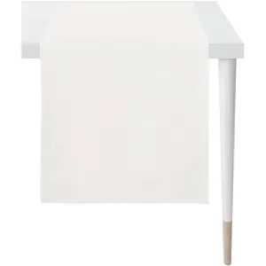 Дорожка для стола 4362 Rips-Uni, водо- и грязеотталкивающая Apelt, белый