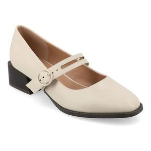 Женские туфли на блочном каблуке Journee Collection Tru Comfort Foam Savvi, цвет Ivory