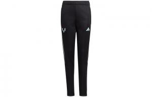 Детские вязаные спортивные штаны Adidas, черные