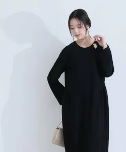 Черное вечернее платье с боковыми складками для церемонии входа и вручения дипломов Pourvous