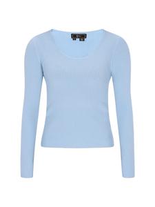 Свитер faina, светло-синий