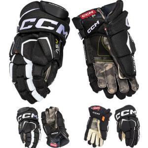 CCM Новые хоккейные перчатки для детей, юниоров и взрослых, для тренировок и соревнований, уровень Youth, 30 см, красные и белые