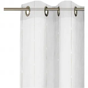 Штора Lizzy с люверсами, 1 шт. Wirth, белый