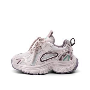 Амортизирующие износостойкие низкие повседневные кроссовки для детей бледно-розовые Kids' Jeep
