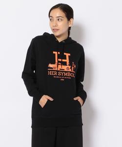 Худи Kare/ME H MM с оранжевым принтом B'2Nd, цвет Black