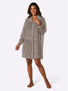 Пляжная блузка с принтом цвета шампанского и шоколада WITT WEIDEN