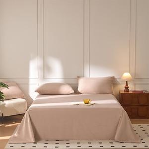 Luolai Home Простыня на резинке 200х230 см, велюр, цвет Light Camel