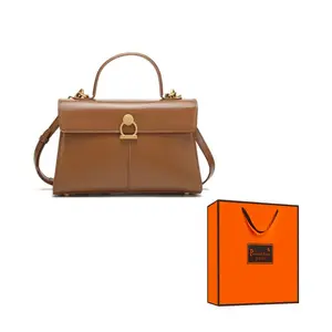 PAYOT Синтетическая кожаная женская коричневая сумка через плечо, Brown