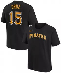 Черная домашняя футболка Nike Youth Pittsburgh Pirates Oneil Cruz #15