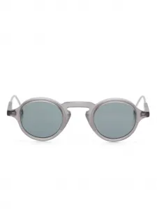 Солнцезащитные очки в круглой оправе Thom Browne Eyewear, серый