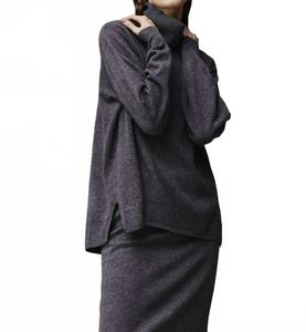 Черный кашемировый свитер с воротником-стойкой Kristensen Du Nord