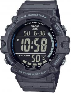 CASIO Цифровые часы в темно-сером цвете