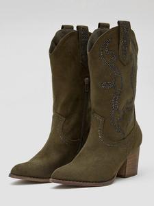 Ковбойские сапоги BUONAROTTI, темно-зеленый