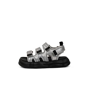 Детские сандалии Pepco Slip-Beathed с противоскользящей подошвой для детей Banner the Piggy, серебряный