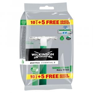 Wilkinson Extra Essential 2 бритва для мужчин, 15 шт.