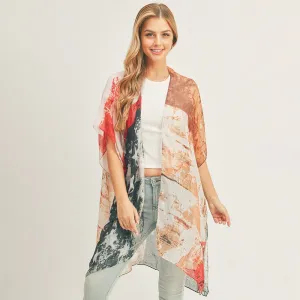 Винтажное американское кимоно-пончо Truedames