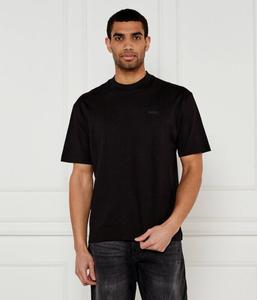 Футболка te_numbers Loose fit Boss Orange, черный