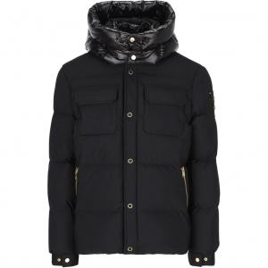 Moose Knuckles Куртка утепленная с логотипом, Black