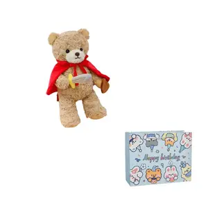 Плюшевая кукла Teddy Bear Creative Sword And Shield, высота 40см/50см Fat Fat Dragon